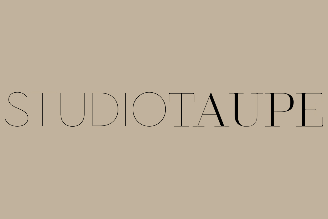 Welcome at Studio Taupe